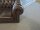 Sofa Chesterfield 2-Sitzer Leder braun 156 cm